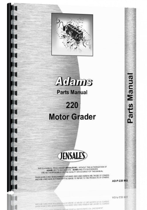 Adams 220 Diesel Chassis Parts Manual