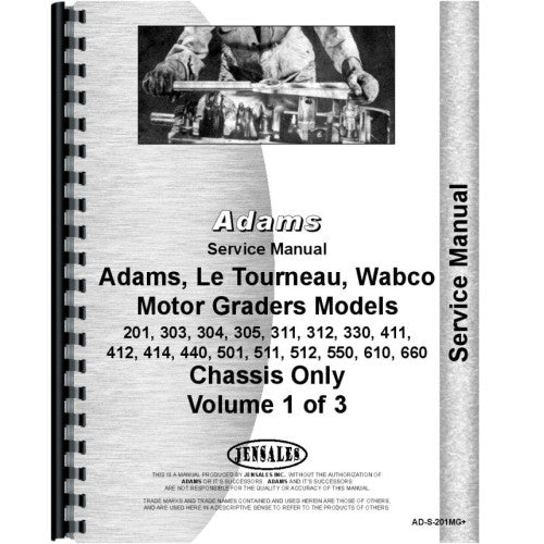 Adams 311 Diesel Injection Pump Service Manual | Printed Repair Guide